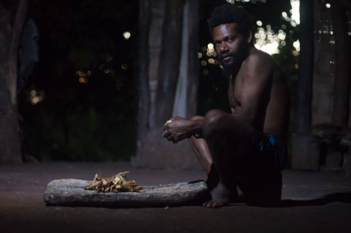 Grinding kava in Central Pentecost - Michael Spear Hawkins